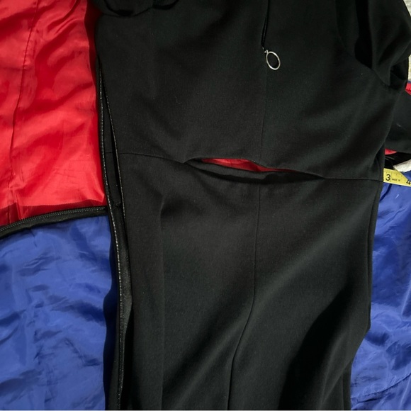 Alexander Wang Black Long Sleeve Cutout Midi Sheath Dress - Picture 8 of 9